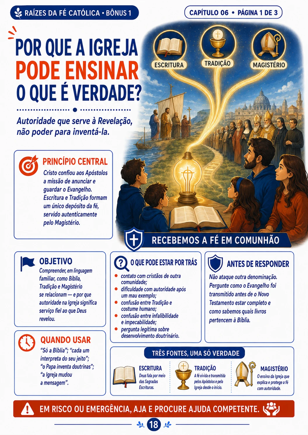 Encontro Três fios, uma luz de verdade